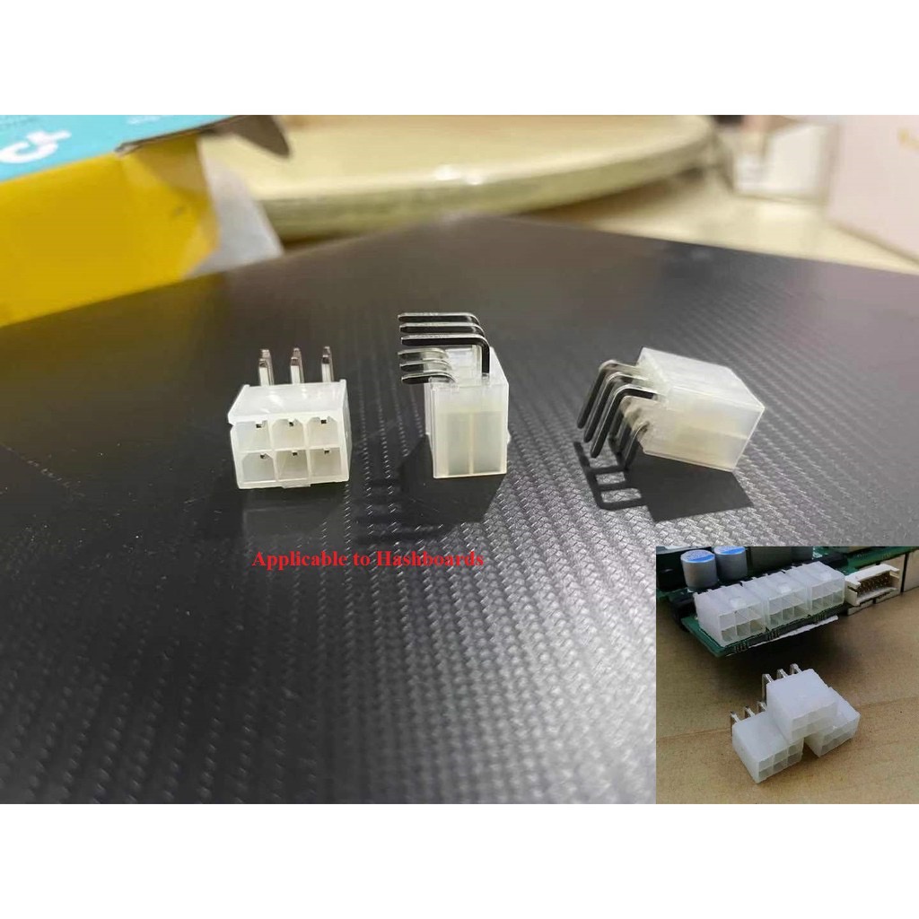 6-Pin Connector Power Connector Looper for Asic Miner Antminer S9 S9k S9j l3 DR3 T9 Z11 Z9 B7 X3 A4 A9 M3 Z1PRO Eibt E10