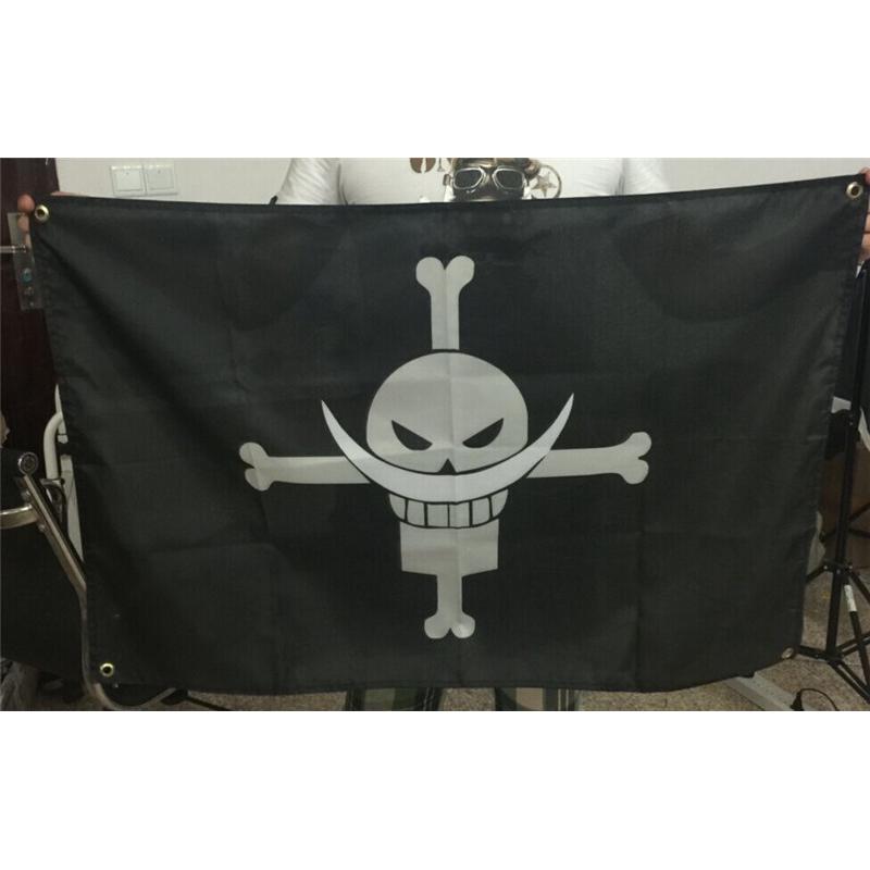 60cmx90cm High Quality One Piece Luffy Flag Jolly Roger Pirate Flag ...