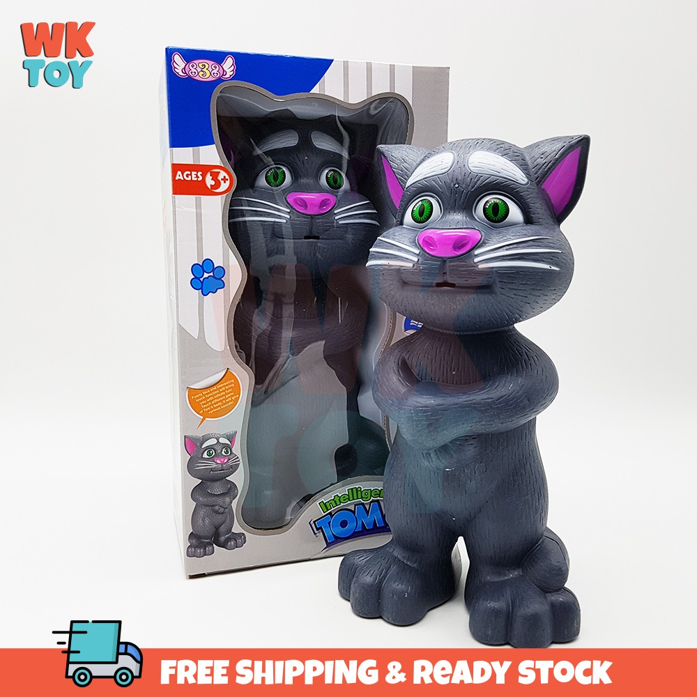 WKTOY Talking Cat Intelligent Touch Record Story Tell Music Sing