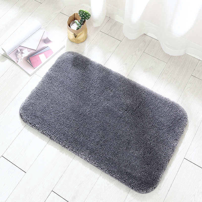 60 90cm Slip Resistant Bath Rugs Durable Water Absorbent Bathroom Carpet Toilet Shower Mat Area Rugs Shopee Malaysia