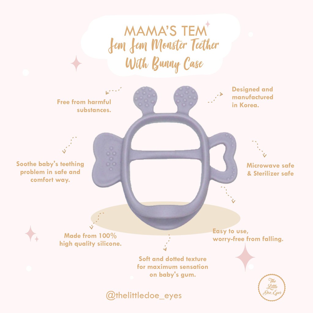 mama's tem jemjem monster teether