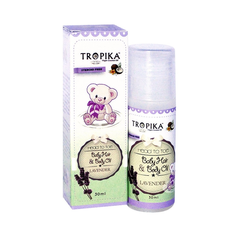 Tropika Baby Hair Body Oil Lavender Shopee Malaysia