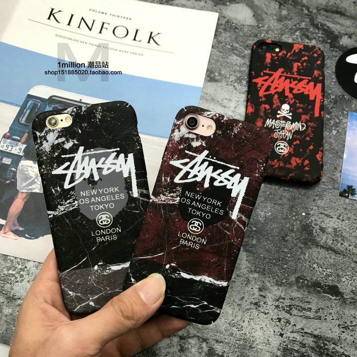 Clot Stussy Head Iphone X Case 8 Frosted Night Luminous Protection Suite Shopee Malaysia