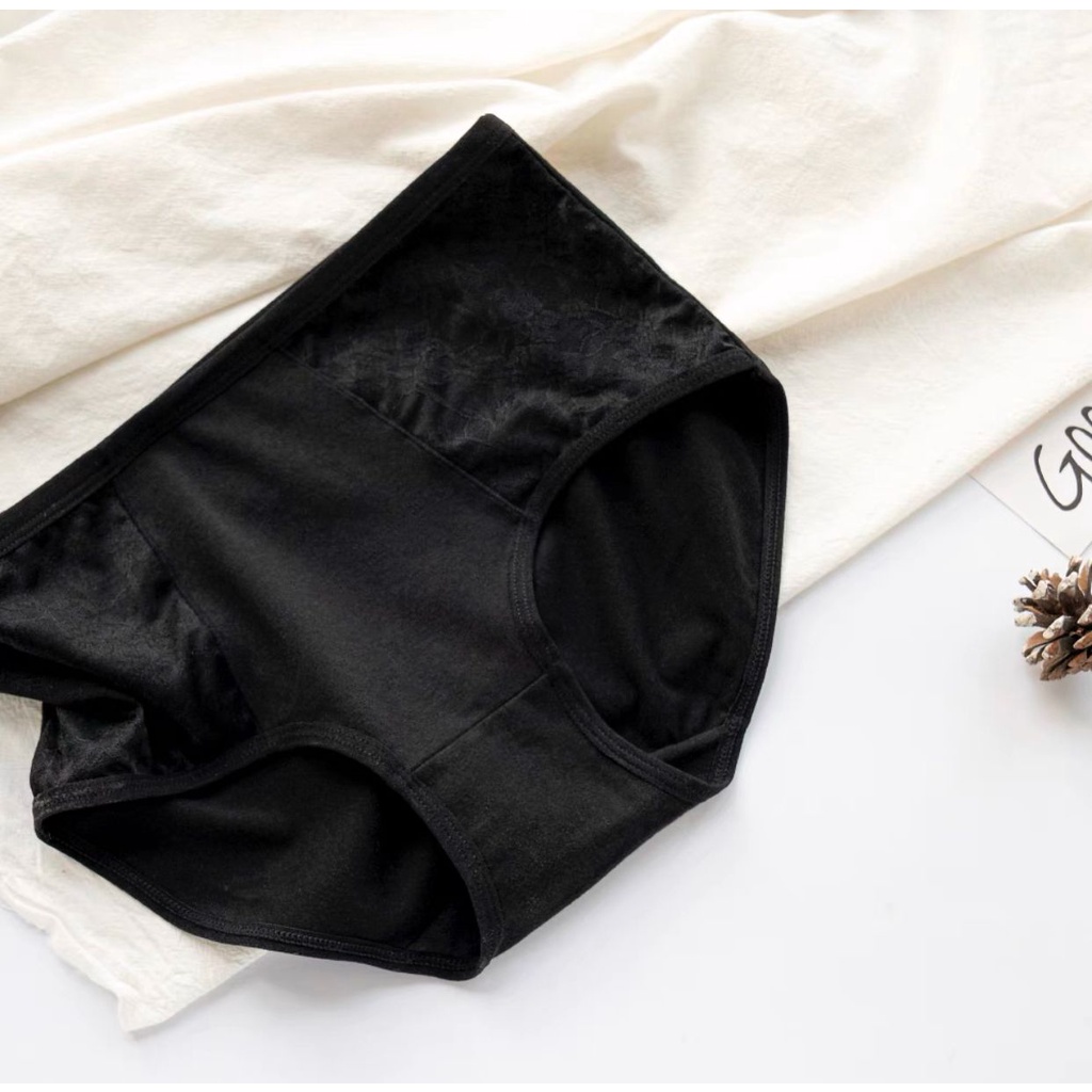 (Ready Stock)Women PLUS SIZE XL- XXXL Panties SOFT Material Briefs Underwear Soft Cotton