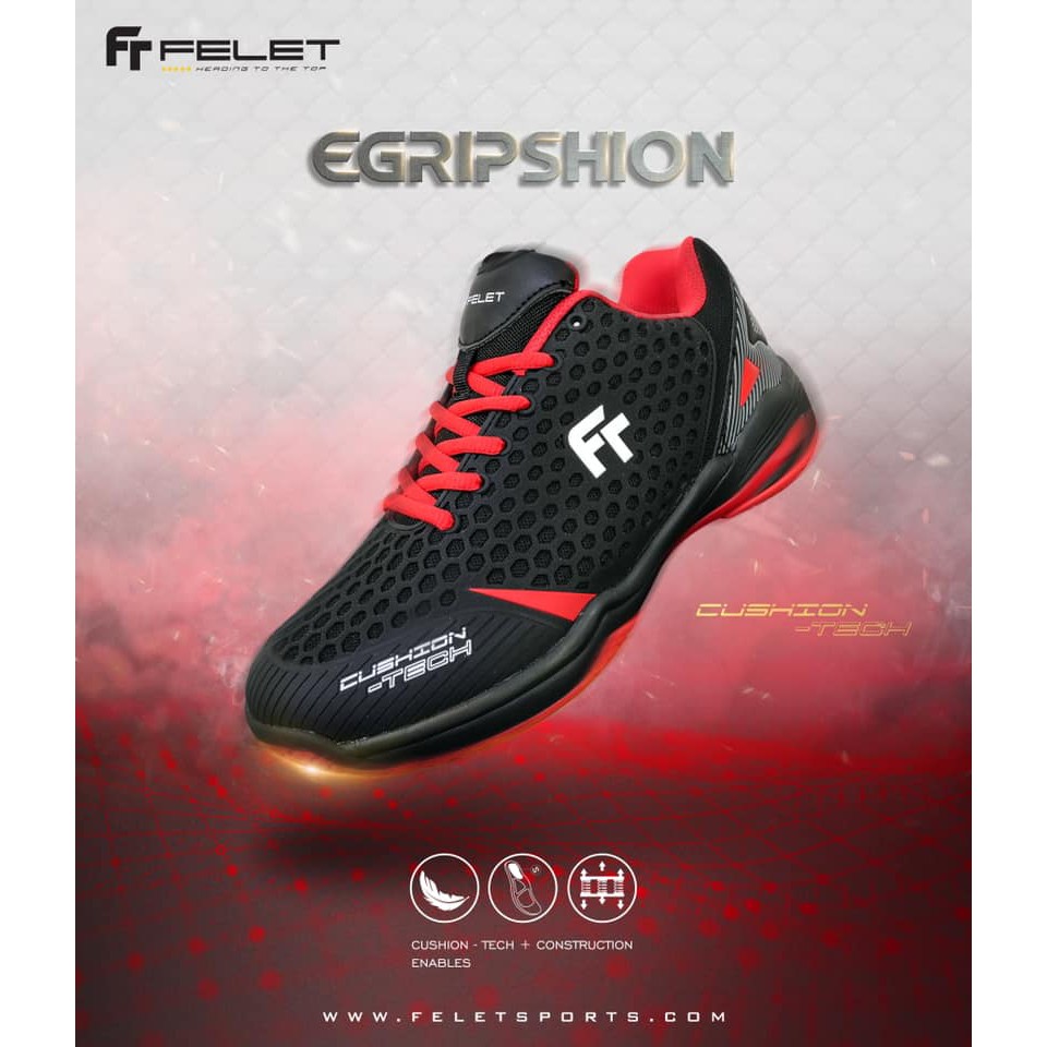 FELET [NEW] EGRIPSHION Badminton Shoes - 100% Original by FELET ...