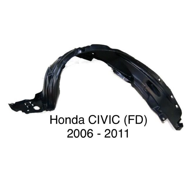 Honda Civic FD fender liner daun pisang