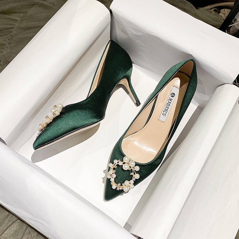 kasut pengantin perempuan wedding shoes plus size 2022 new pearl ...
