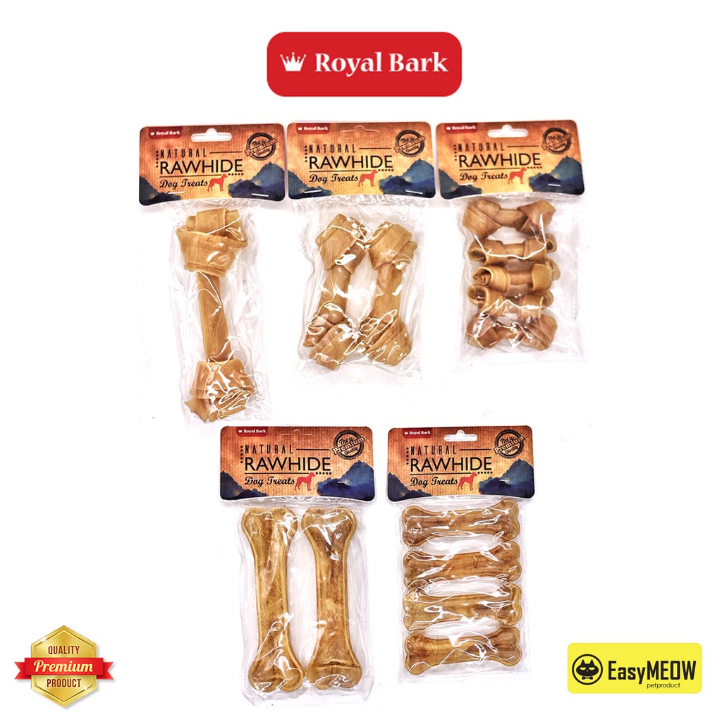 Royal Bark Rawhide Pressed Bone Knot Bone Chewing Bone Shopee Malaysia