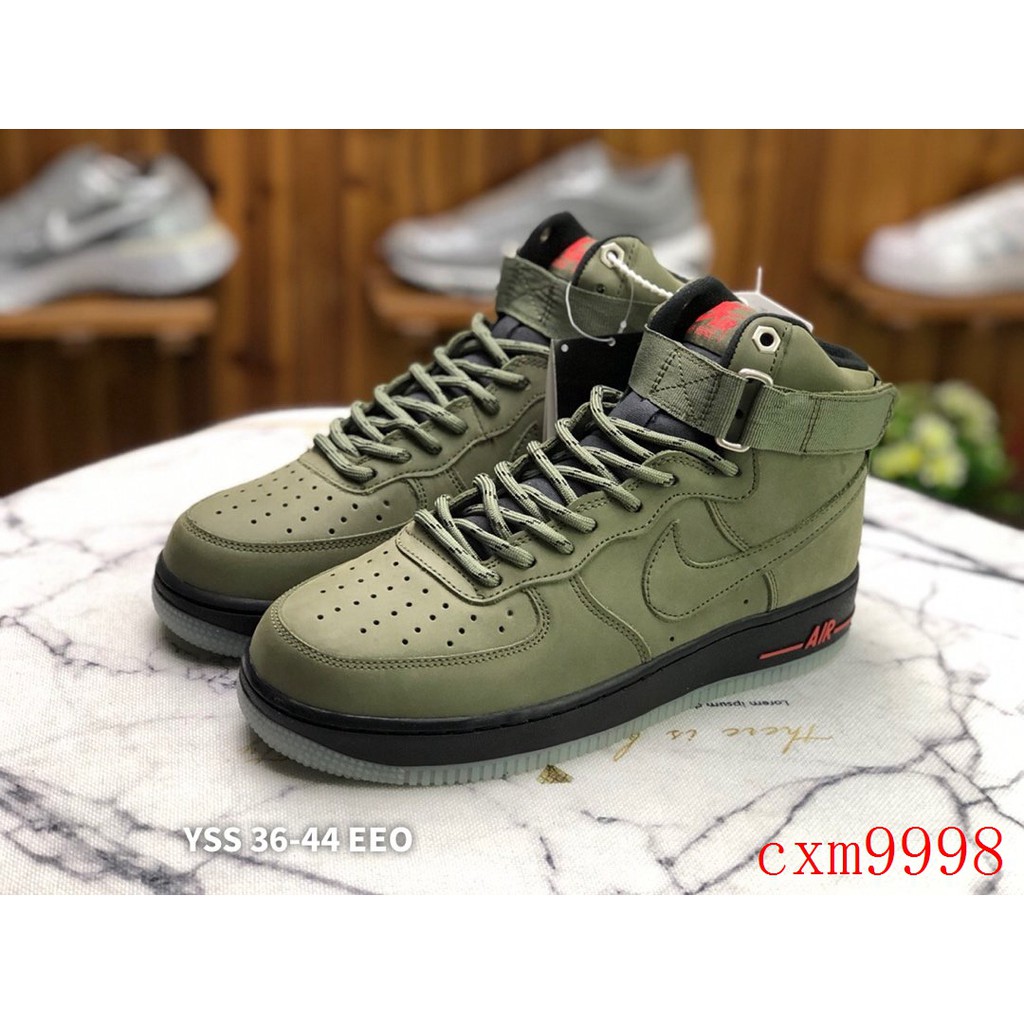 army green air force 1 high