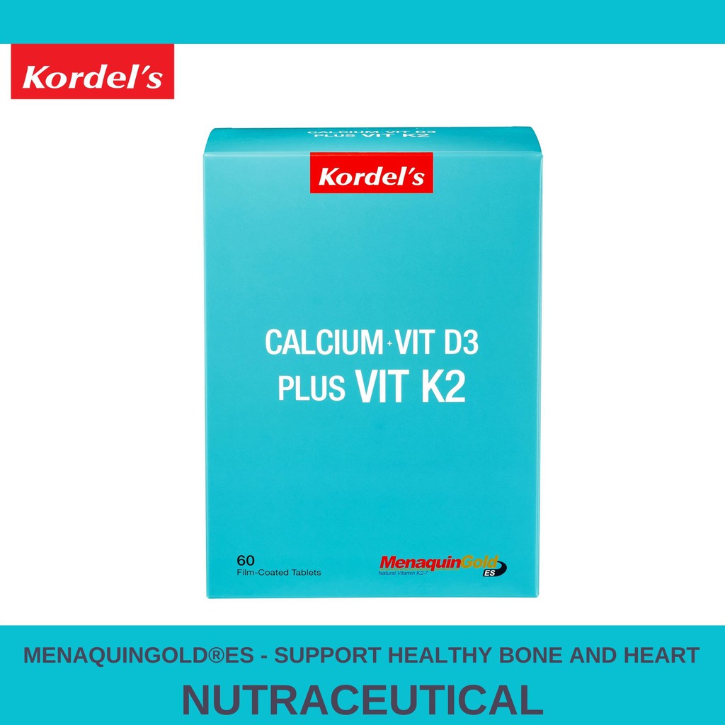 (Exp 06/24) Kordel's Calcium + Vit D3 Plus Vit K2 (60's) Shopee Malaysia