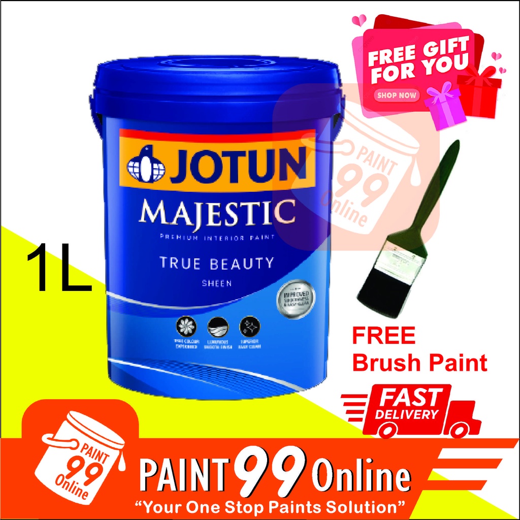 ( white 0000 ) 1L Jotun Majestic True Beauty Sheen # interior wall ...