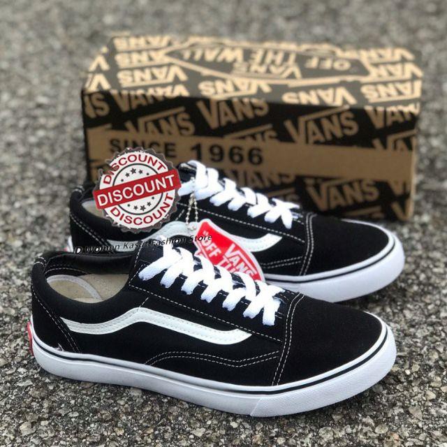 vans full black ori
