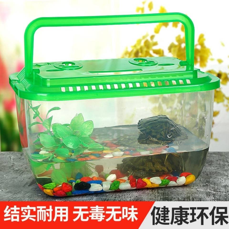 Kotak Penyimpanan Tangan-Telus Plastik Goldfish Feeding Box Pet Box ...