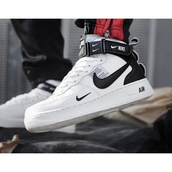 air force utility white high top