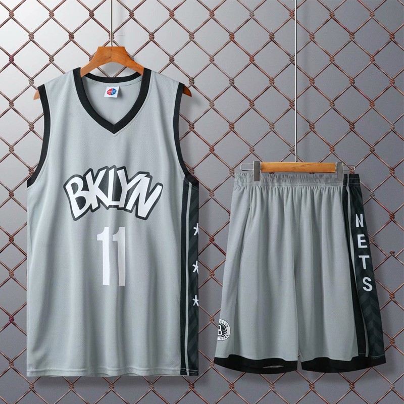 kyrie irving grey jersey