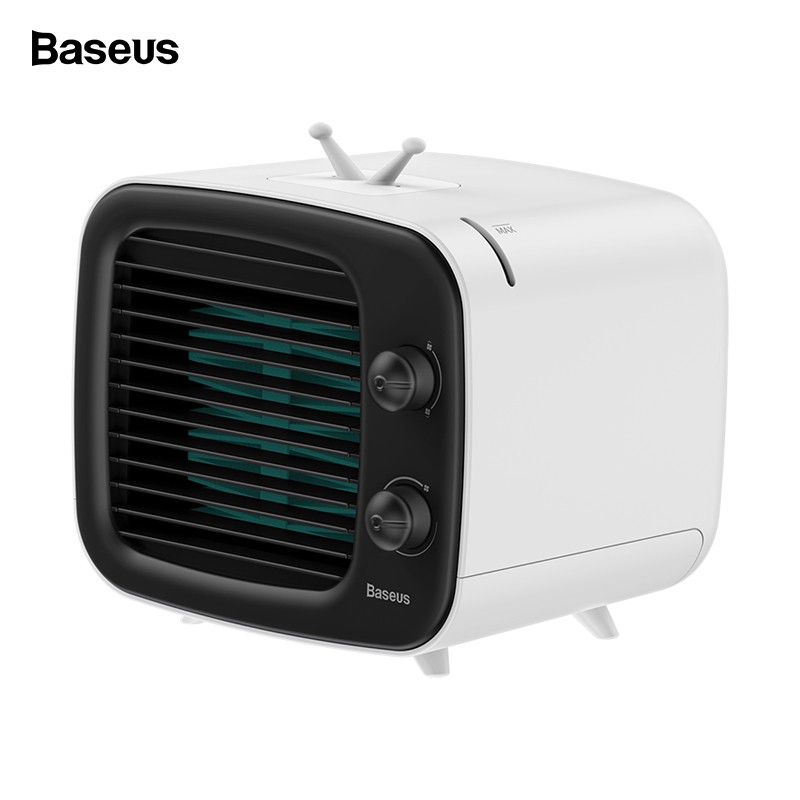 Baseus Usb Cooling Mini Air Conditioner Cooler Fan Portable Air Humidifier Purifier 3 Speed Desk Small Fan For Office Shopee Malaysia