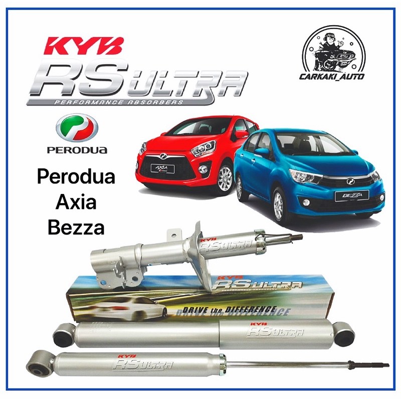 KAYABA RS ULTRA SHOCK ABSORBER FOR PERODUA AXIA/ BEZZA FRONT AND REAR