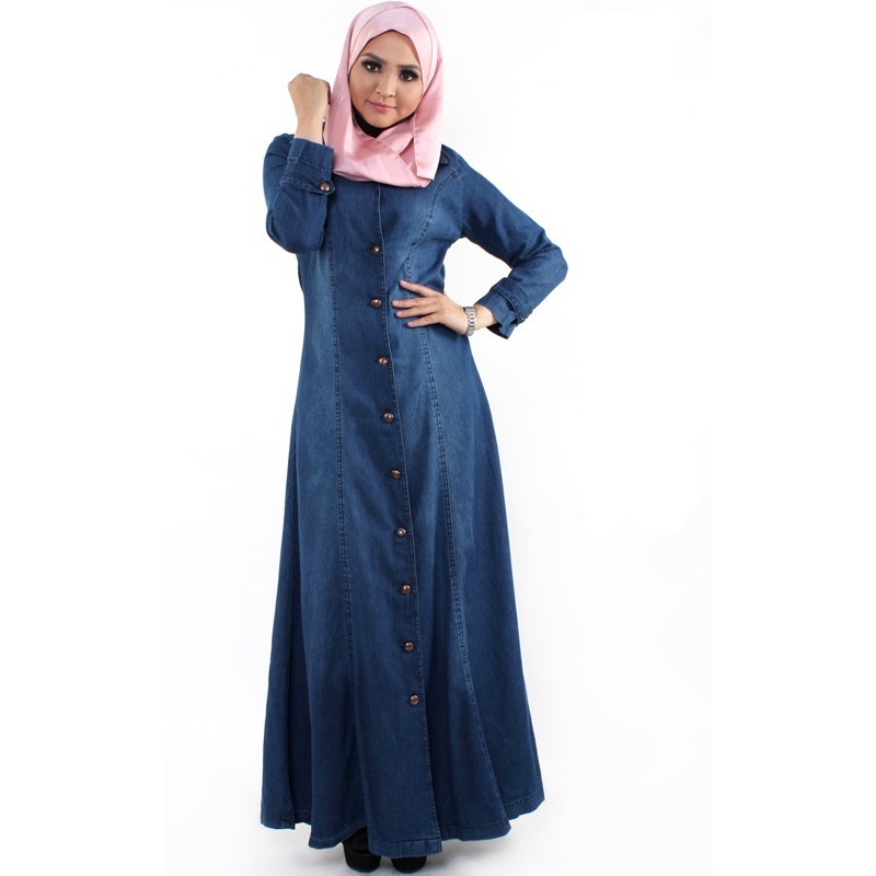 jubah dark blue