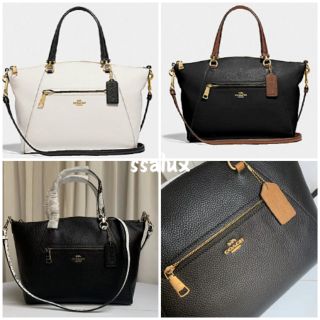 coach black prairie satchel