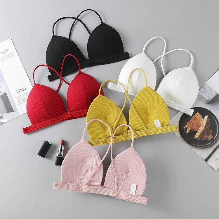 Bra Bra Thin Lace Preset.Thick Backless Female Bra Shopee Malaysia