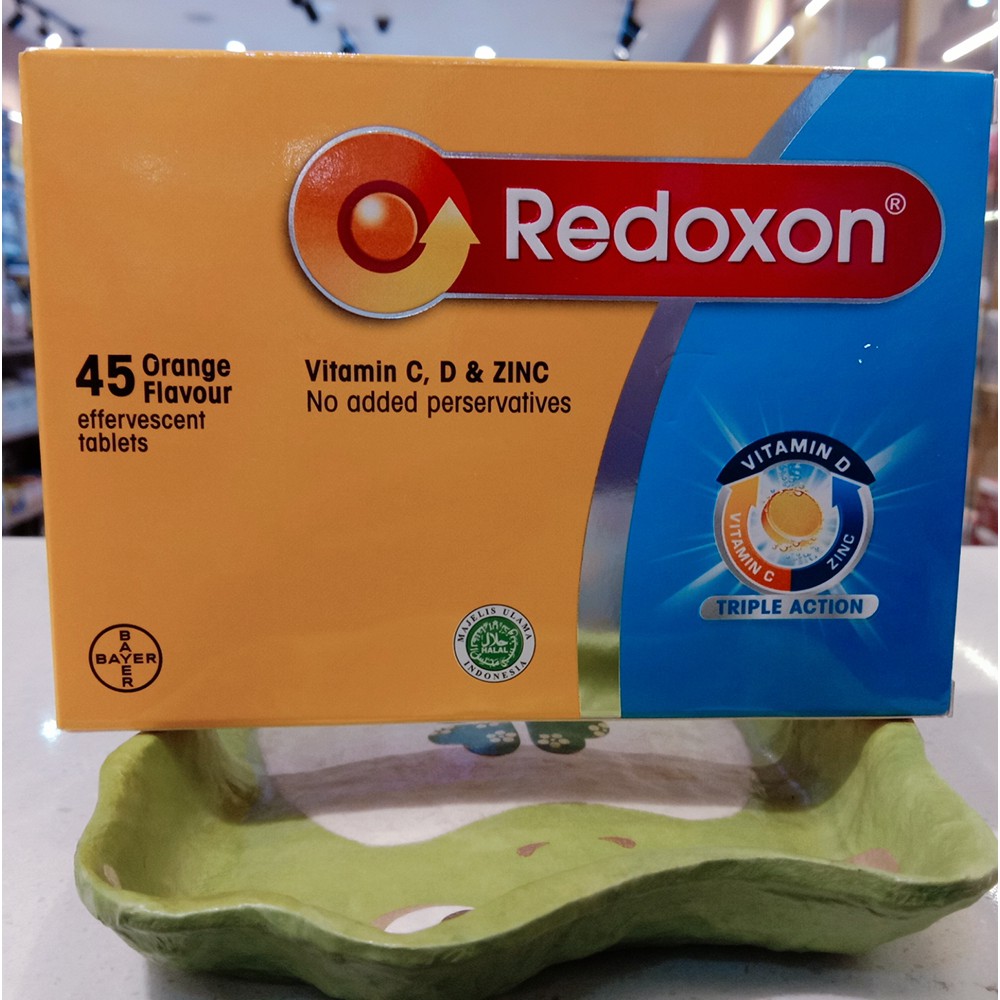 Buy Ready Stock Redoxon Triple Action Vitamin C D And Zinc 45 S Orange Effervescent Tablets Exp 05 23 Seetracker Malaysia