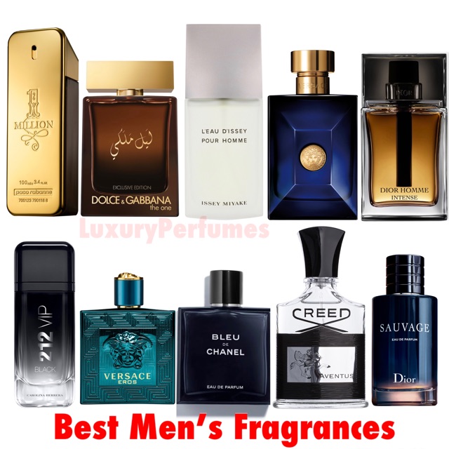 2020 Best Men S Fragrances Collection 100ml Creed Eros Sauvage 212 Vip Bleu De Shopee Malaysia