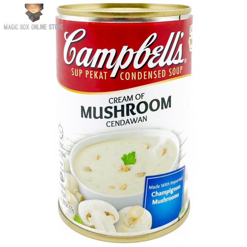 🔥READY STOCK🔥 CAMPBELLS CREAM OF MUSHROOM SOUP SUP CENDAWAN 蘑菇汤 ...