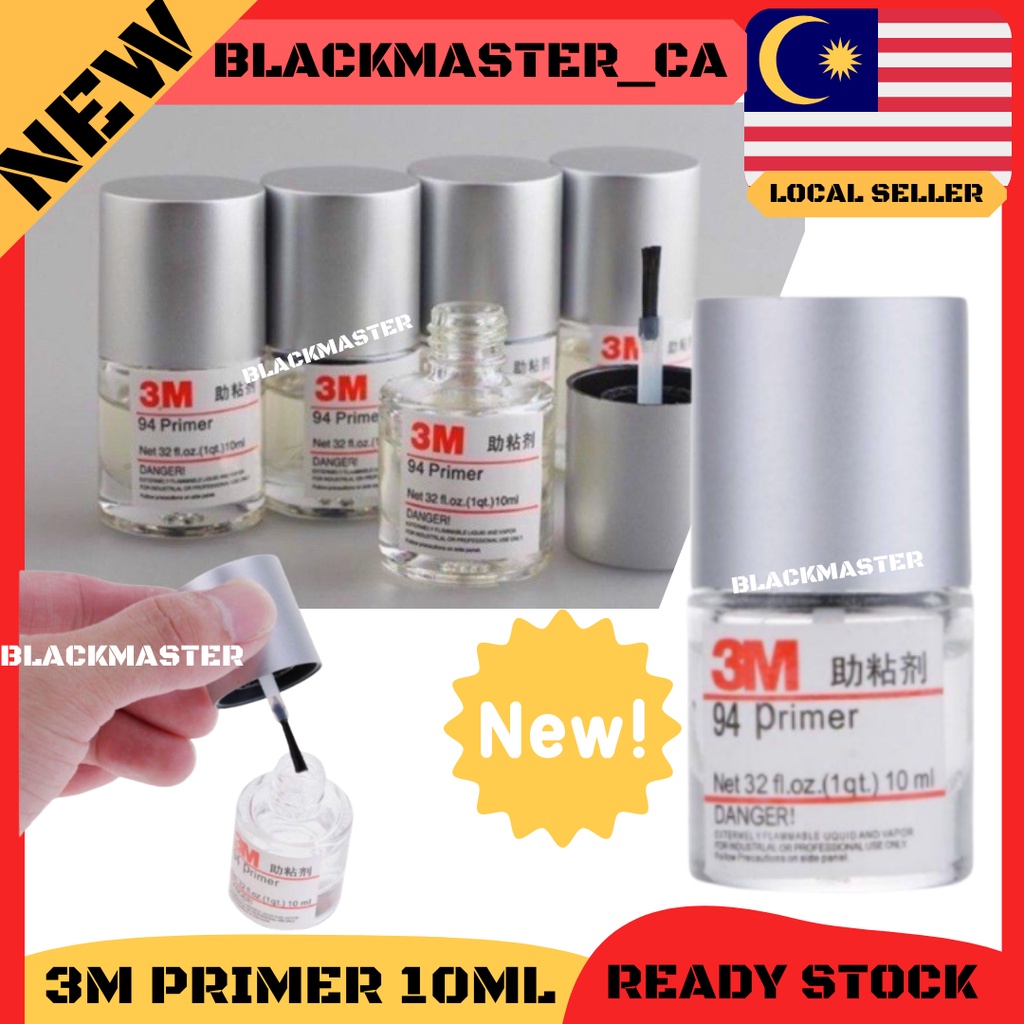 Genuine 3M Double Side Tape Promoter 94 Primer Applicator 10ml Shopee
