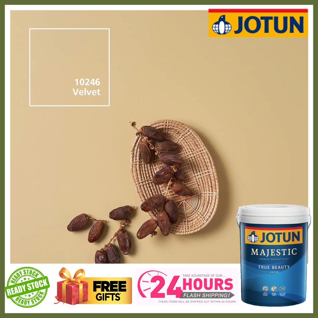 Jotun 10246 Velvet Majestic True Beauty Sheen 5 Liter Cat Dalam Kilatcat Rumahcat Boleh Cuci 1464