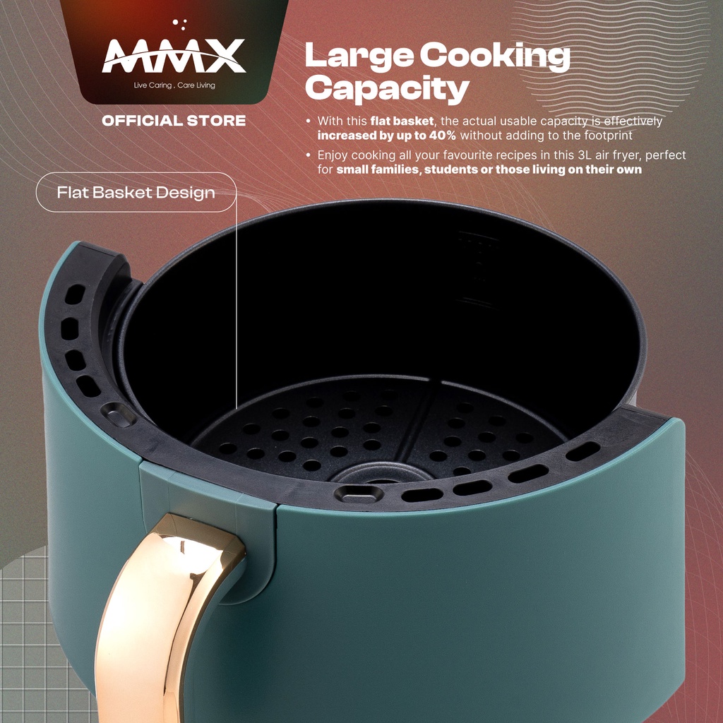 MMX Kelen Munoz Sirocco Lite KM18 Air Fryer 3L PINK PrestoMall