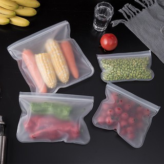 food bag preservation bag refrigerator food storage bag fruit and vegetable food sealed bag can be reused plastic bag保鲜袋