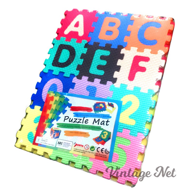 small foam alphabet puzzle