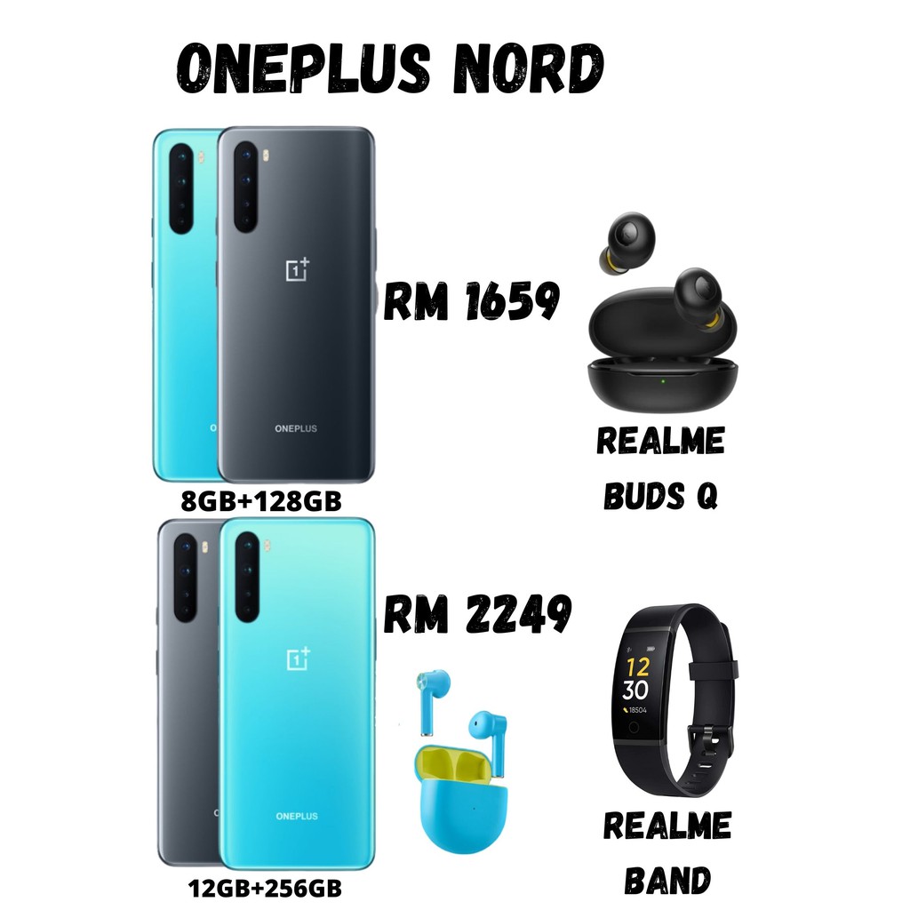 OnePlus Nord 5G [ 8GB RAM + 128GB ROM , 12GB RAM + 256GB ...