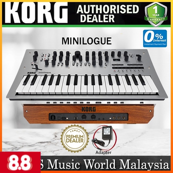 Minilogue Polyphonic Analog Synthesizer Keyboard Piano Midi Controller Shopee Malaysia