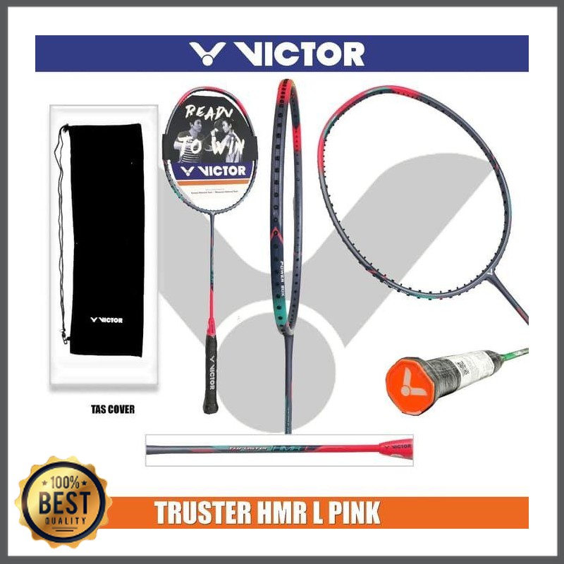 Hwfm5 shop - original badminton racket victor thruster hmr l pink ...