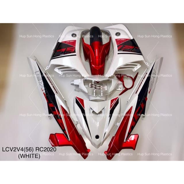 Lc135 V2 V3 V4 V5 Body Cover Set White Red Exciter Rc2020 Hsh High Quality