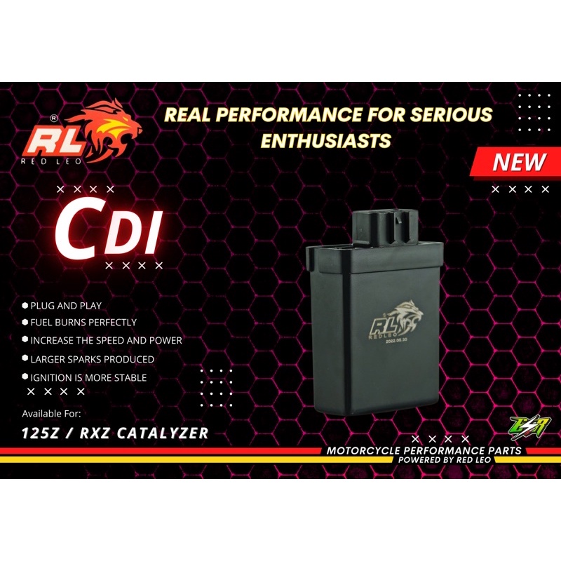 RED LEO SUPER RACING CDI FOR YAMAHA LC 135 125ZR EX5 DAN WAVE100 PNP
