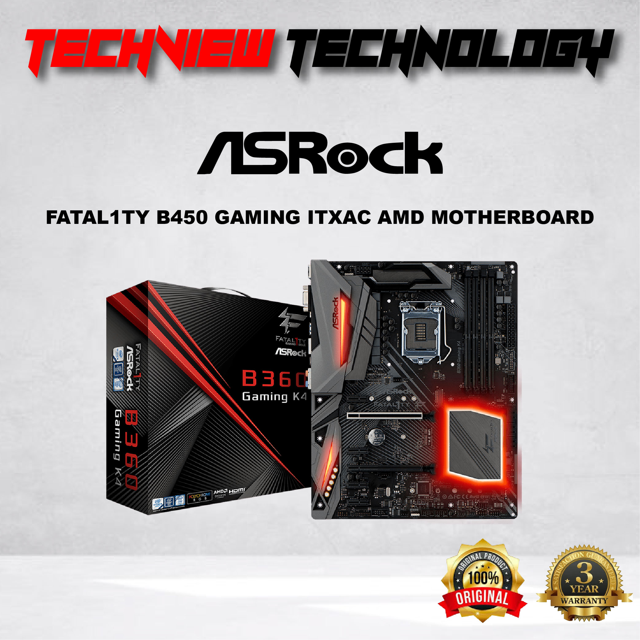 Asrock Fatal1ty 60 Gaming K4 Atx Amd Motherboard Shopee Malaysia