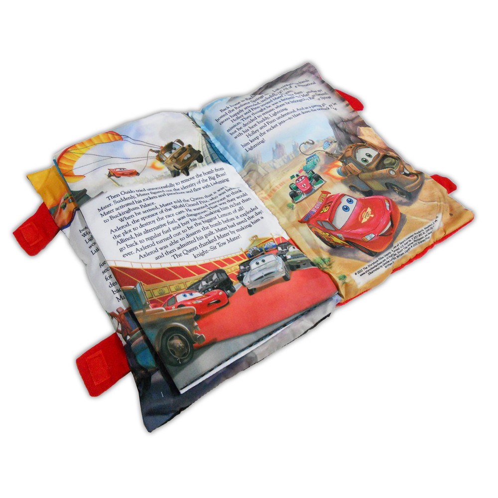 Disney Lightning Mcqueen Cars Story Book Pillow 30 X 21cm Shopee