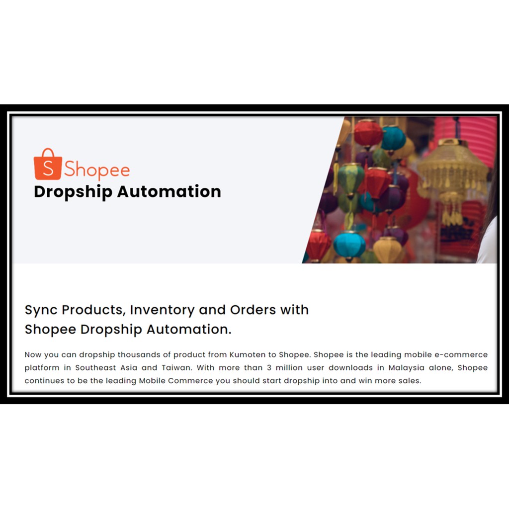 Shopee Fast Track Create Shop With 500 Products From Auto Sync Dropship Website Shopee Malaysia