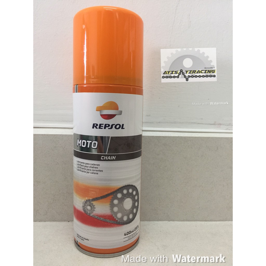 Repsol Moto Chain Lube Spray Rantai Motosikal Motorcycle Superbike