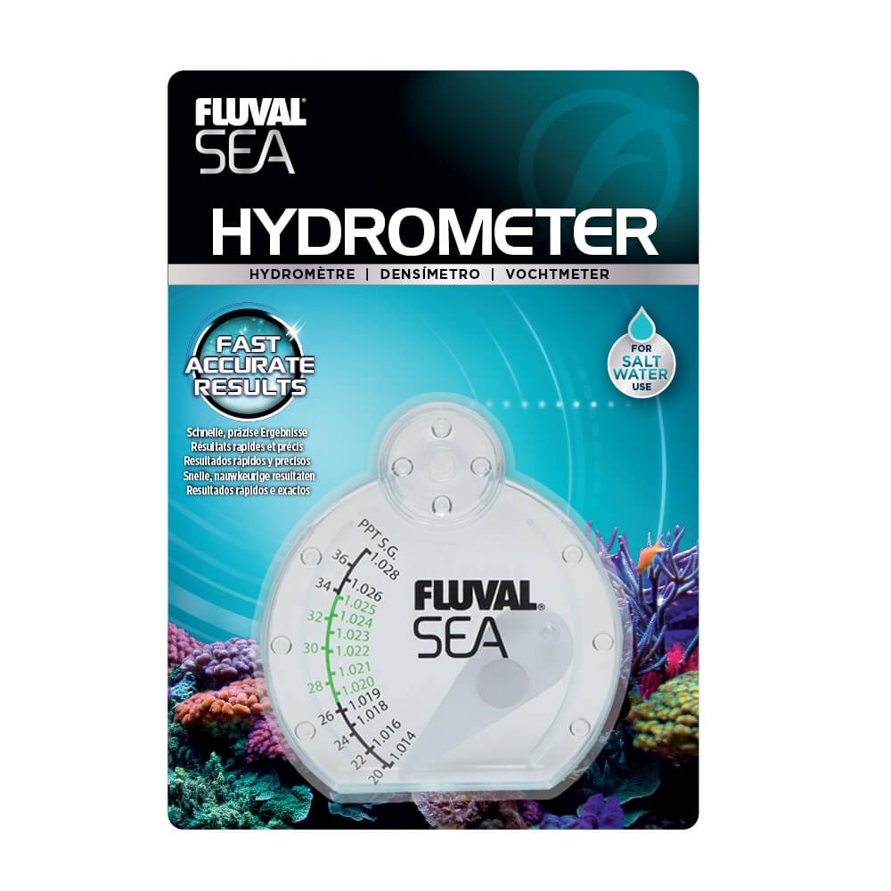 Fluval SEA Hydrometer (measures salt levels and specific gravity in marine aquariums)