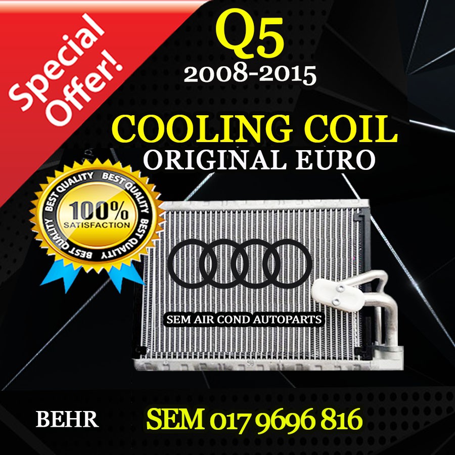 AUDI Q5 2008 2015 YEAR ORIGINAL BEHR EUROPE NEW COOLING COIL