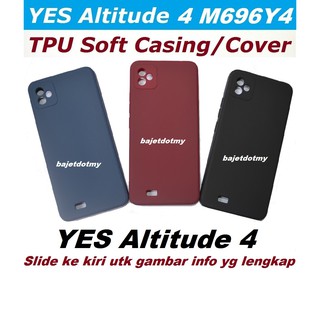 YES Altitude 4 M696 M696Y4 case casing soft cover screen protector glass tint sarung plastik Altitude4 B40 4G Prihatin