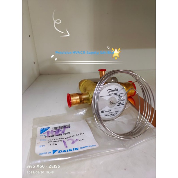 Original Daikin Expansion Valve TGE 12TR R22/R407c Shopee Malaysia