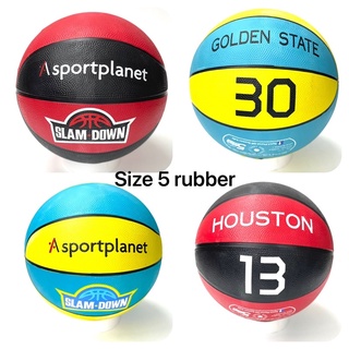 [Ready Stock] REIZ size 5 Rubber Basketball Primary School Training Ball