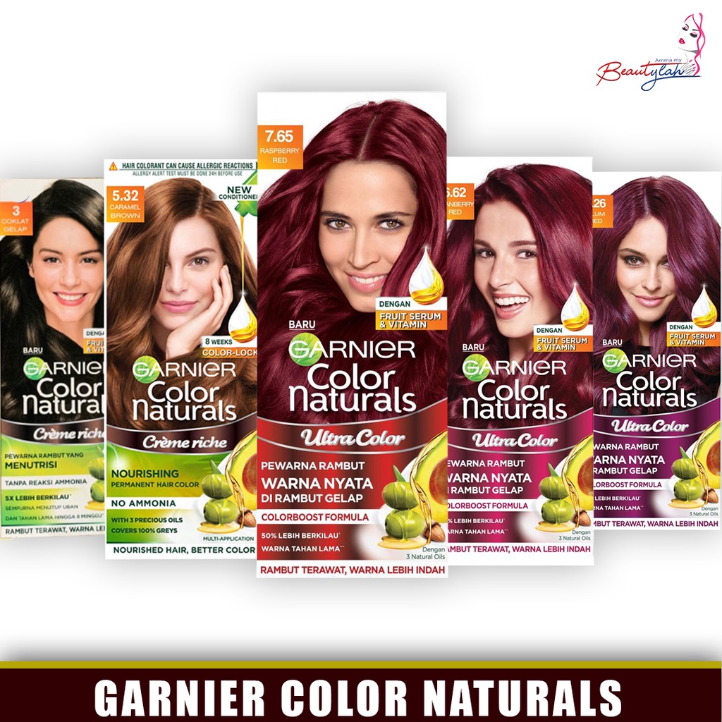 Buy Garnier Color Natural Cream Hair Color Halal Golden Brown Coklat Caramel Hitam Alami 11 Colors Available Seetracker Malaysia