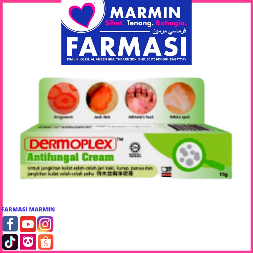 Dermoplex Anti-Fungal Cream 15g | Shopee Malaysia