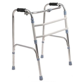 Foldable Walking Frame Medical Crutch Senior Citizen Walker Adjustable High Reciprocal Cane Stick OKU Walking Assist