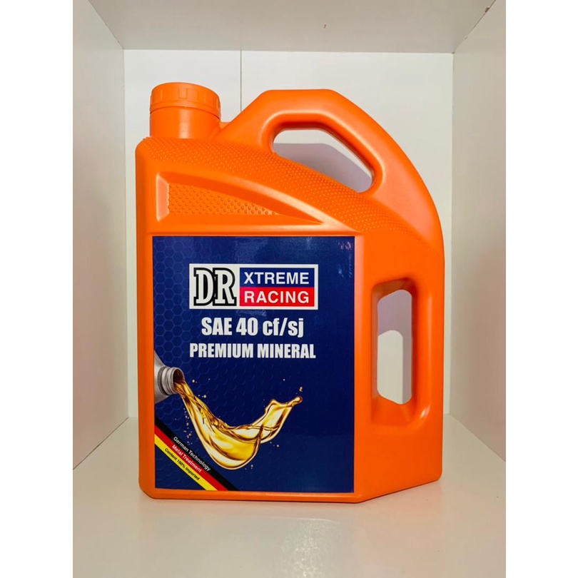 Engine Oil Car Lubricant PREMIUM MINERAL SAE 40 4L DR XTREME RACING